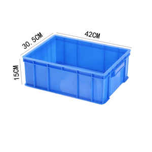 Thickened Plastic Turnover Basket - Industrial Storage Crate for B2B Procurement