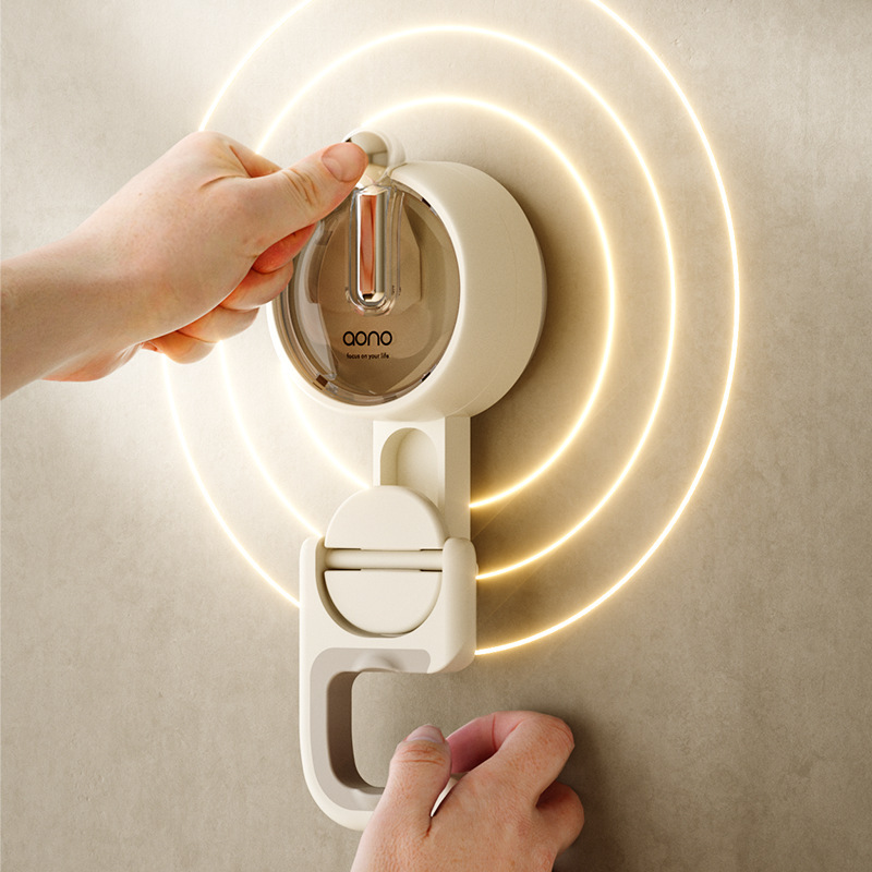 Bathroom Suction Cup Mop Holder 