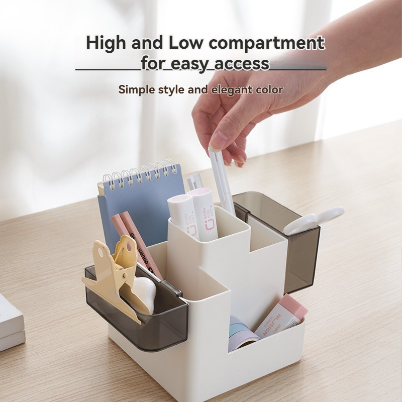 Desktop Pen Container - Multi-Compartment Office Pen Organizer for B2B Buyers