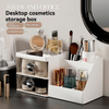 Desktop Cosmetics Storage Box for Office And Study - Gray White 