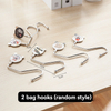 Cartoon Bag Hook - Multifunctional Desk Bag Hook (2-Pack, Random Style)
