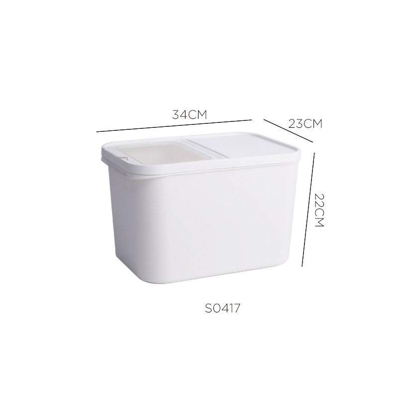 Grain Storage Container with Measuring Spoon - Factory Direct B2B Food Storage Solution