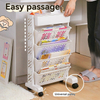 Rolling Storage Cart for Office And Dormitory 