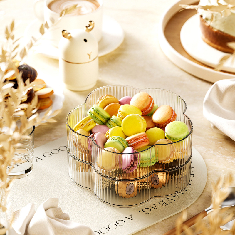 Creative Petal Candy Box Dried Fruit Desktop Multi-layer Storage Box