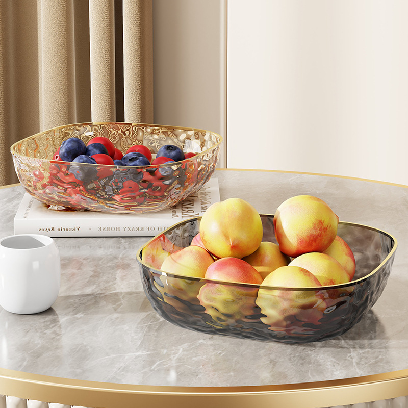 Luxurious Textured Water Ripple Square Fruit Trays
