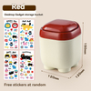 Desktop Gadget Storage Bucket - Cute Desk Trash Bin for Office Use