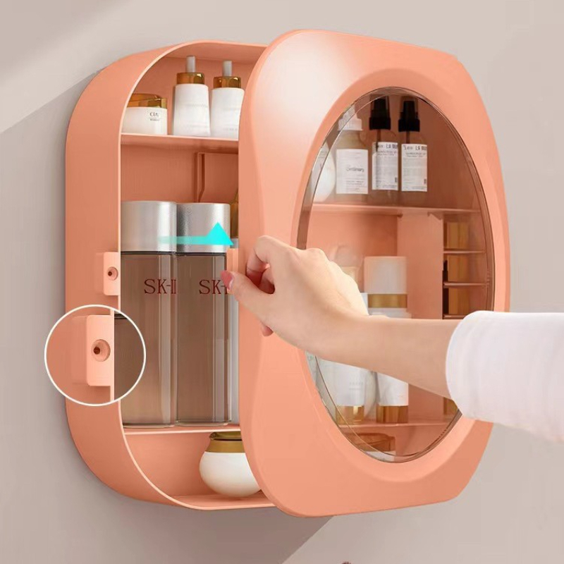 Light Luxury Style Wall-mounted Cosmetic Storage Box