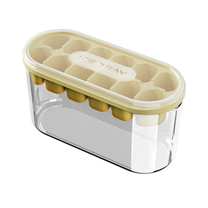 Large Capacity Easy-to-release Ice Cube Tray with Lid