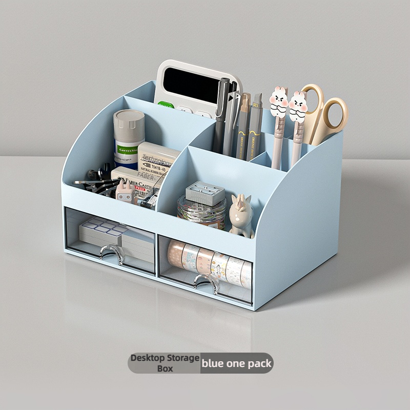W3505 Double drawer compartments storage box