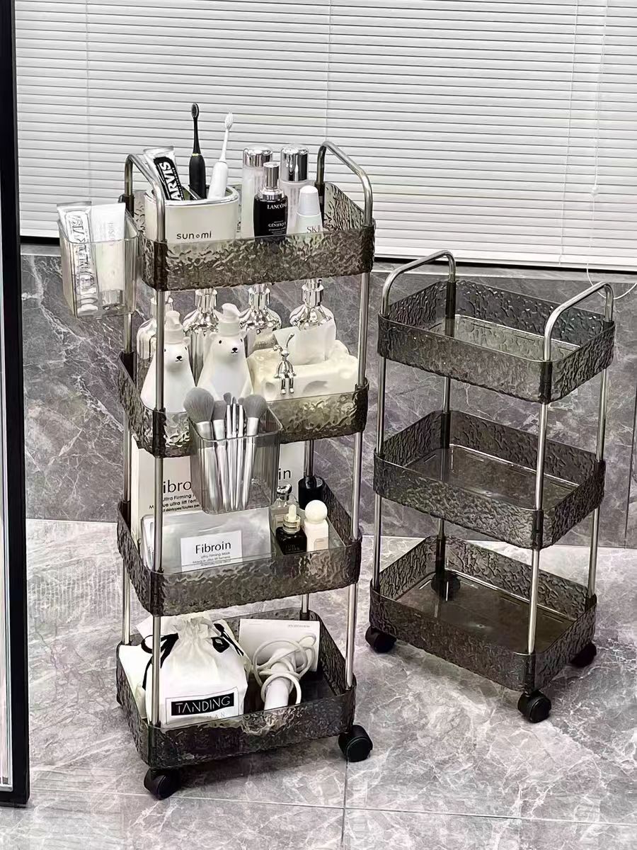Household Storage Rack Trolley Multi-Functional Snack Storage Rack