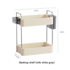 Desktop Shelf with Two Tiers - Office Storage Shelf for B2B Workspaces