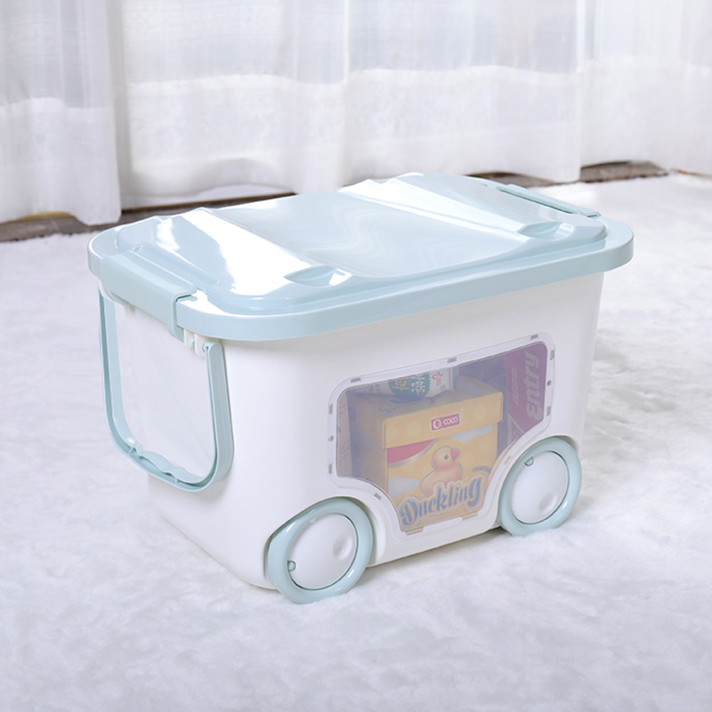 Wheeled Transparent Storage Box - Wholesale High-Quality Plastic Storage Solution