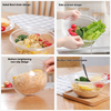 Transparent Salad Bowl with Drain Design - Factory Direct B2B Food Packaging Solution