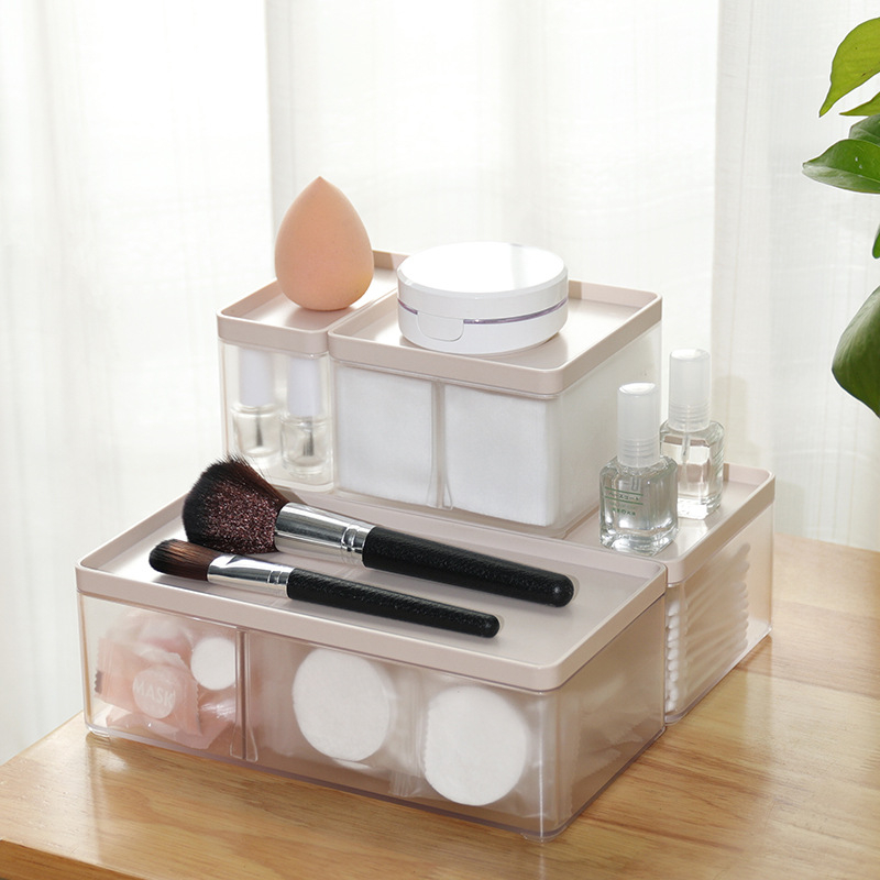 Cosmetic Storage Box with Removable Grid - Factory Direct B2B Organizer Solution