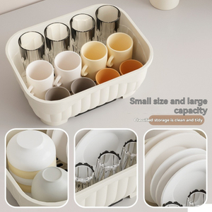 Drain Cup Holder - Single Box for Efficient Kitchen Storage
