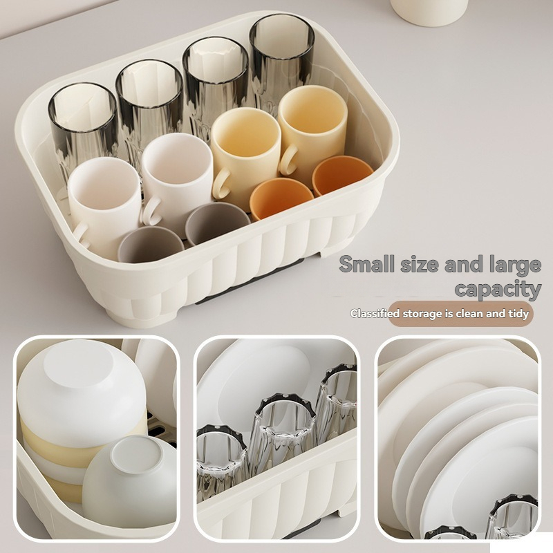 Drain Cup Holder - Single Box for Efficient Kitchen Storage