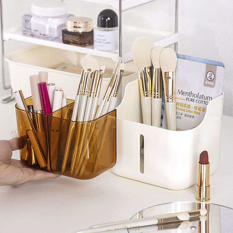 Makeup Brush Organizer - Elegant And Practical Desktop Storage Solution