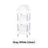 3-Tier Storage Organizer with Transparent Bins