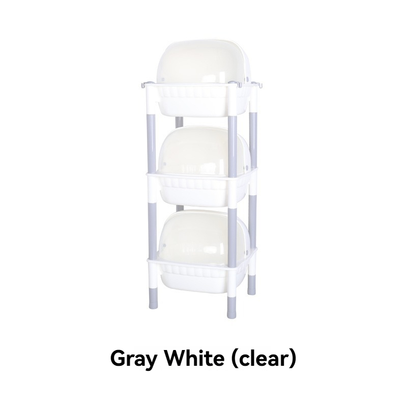 3-Tier Storage Organizer with Transparent Bins