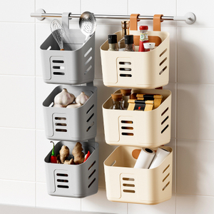 Hanging Storage Basket - Efficient Bathroom & Kitchen Organization Solution
