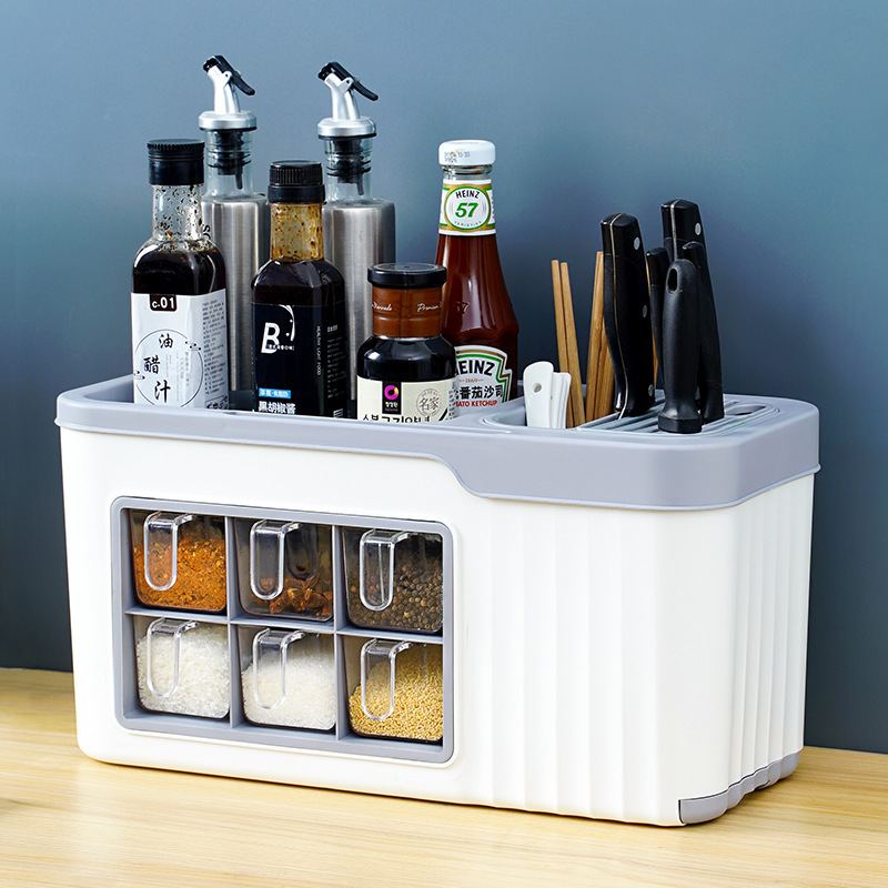 Seasoning Box Storage Solution for Commercial Kitchens