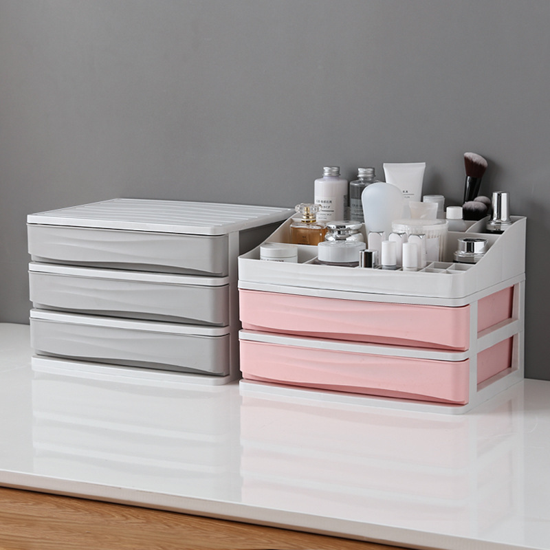 Multi-layer Cosmetic Storage Cabinet Desktop Storage Solution for B2B Procurement