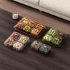Nordic Light Luxury Partitioned Fruit Plate Living Room Coffee Table Tea Snack Dried Fruit Plate