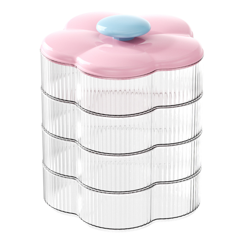 Creative Petal Candy Box Dried Fruit Desktop Multi-layer Storage Box