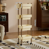 Durable Multi Layer Storage Rack with Drawers for Kitchen Bedroom Living Room Snacks Cosmetics Organizer