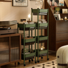 Durable Multi Layer Storage Rack with Drawers for Kitchen Bedroom Living Room Snacks Cosmetics Organizer