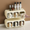 Innovative Wall-Mounted Seasoning Dispenser - Compact Kitchen Spice Holder