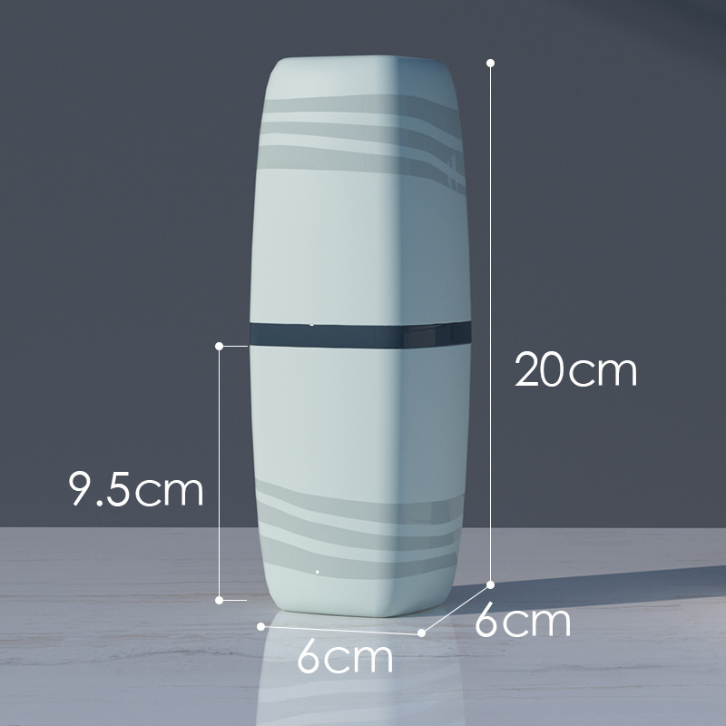 Wear resistant toothbrush cup