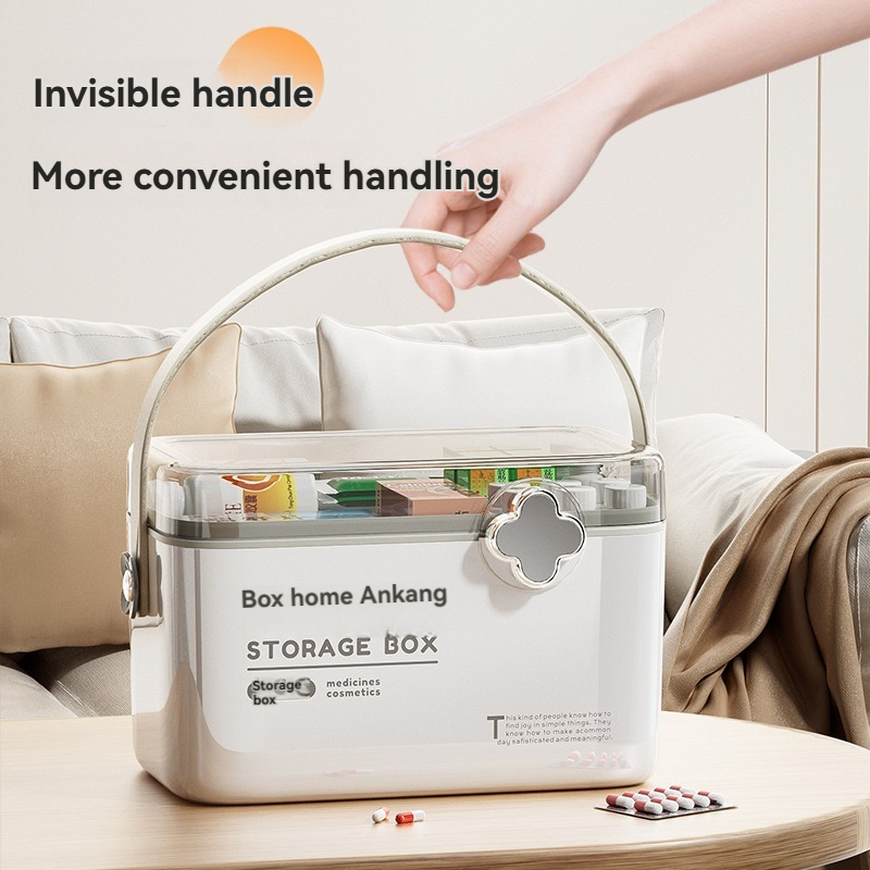 Home Portable Classification First Aid Medicine Storage Box