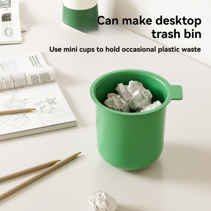 Simple Narrow Lidless Crevice Trash Can 