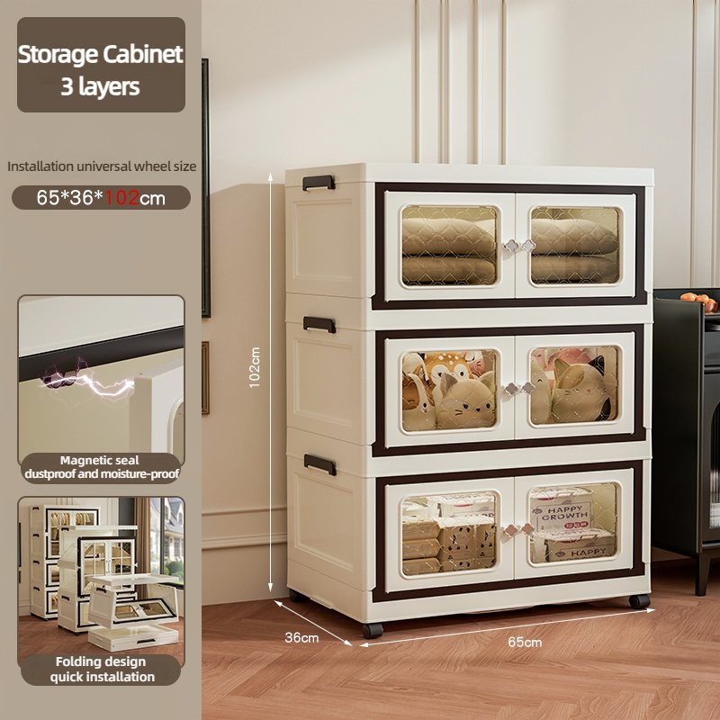 Transparent clothes locker