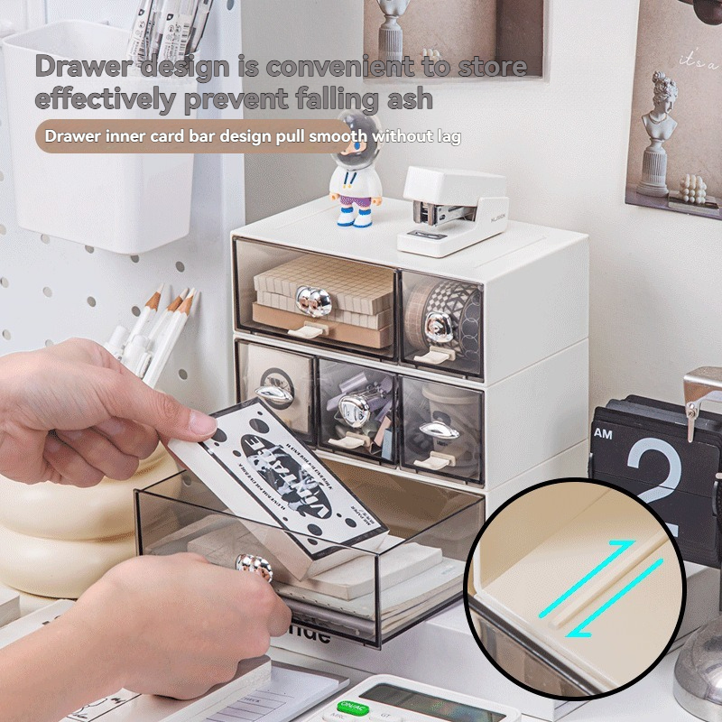 3-Tier Stackable Drawer Storage Box