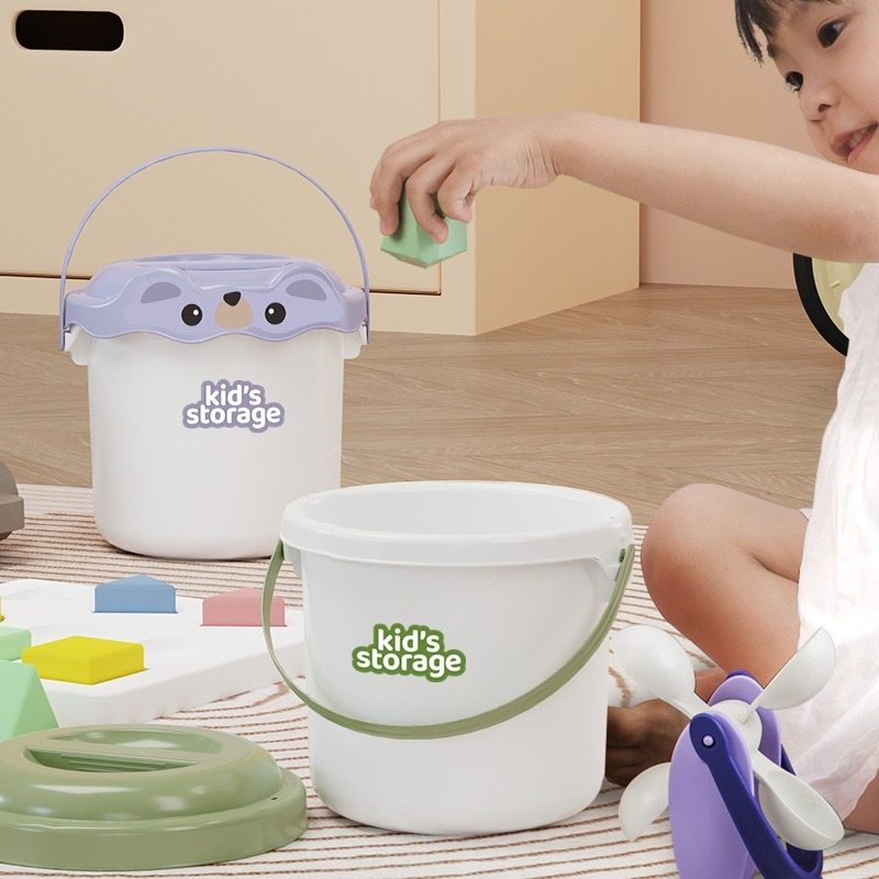Cute Cartoon Storage Bucket for Kids – Large Capacity
