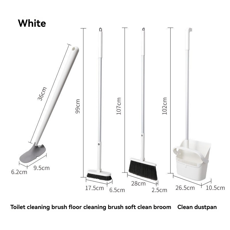Multifunctional White Cleaning Set for Commercial Use