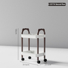 Multi-Layer Mobile Storage Rack - Efficient Kitchen And Office Storage Solution