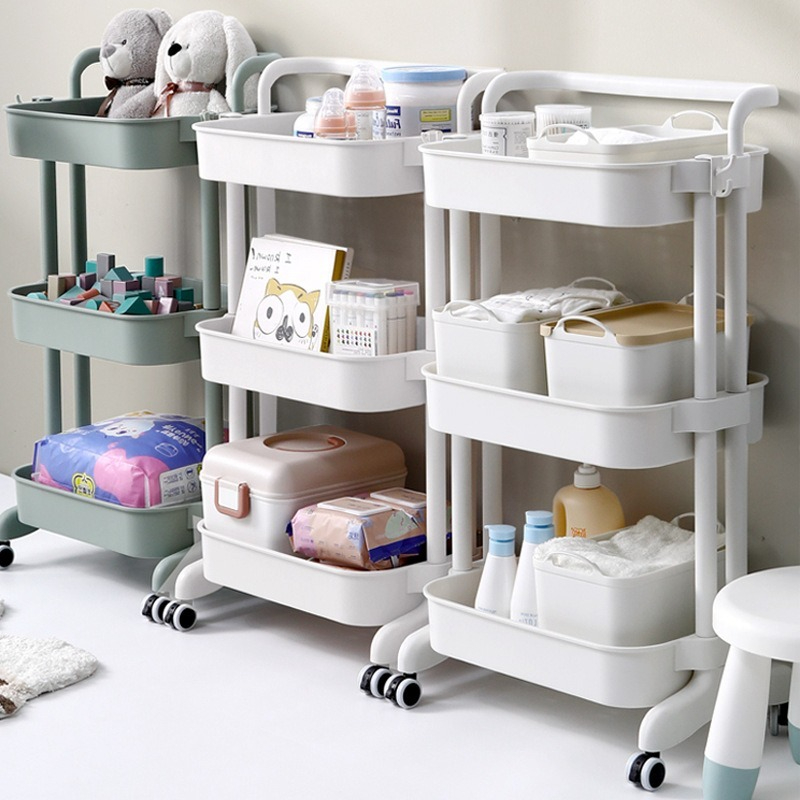 3-Tier Storage Cart for Efficient Organization