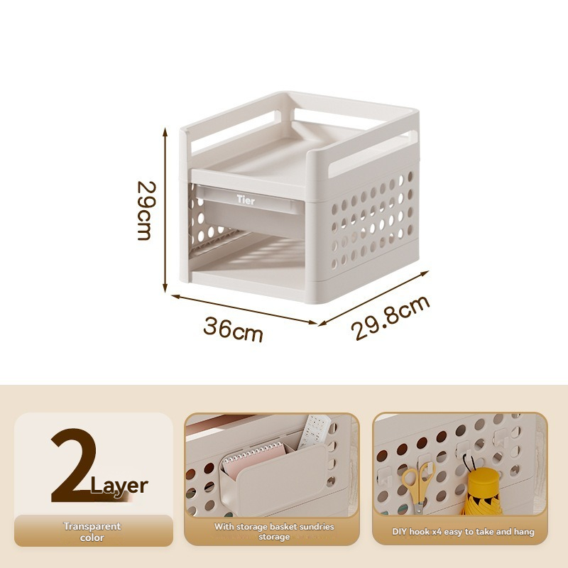 3-Tier And 4-Tier Movable Schoolbag Rack with Wheels - Multi-Layer Storage for Office And School Supplies