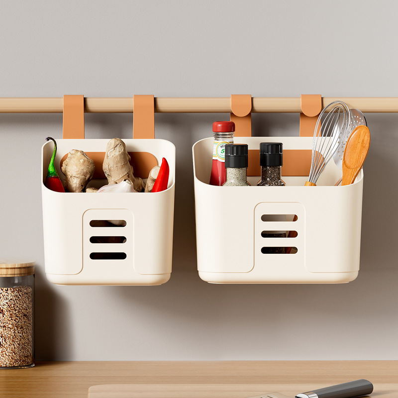 Hanging Storage Basket - Efficient Bathroom & Kitchen Organization Solution