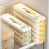Kitchen household food grade dumpling box refrigerator freezer fresh dumpling storage box