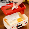 Cartoon Desktop Tissue Box - Multifunctional Storage with Mobile Holder