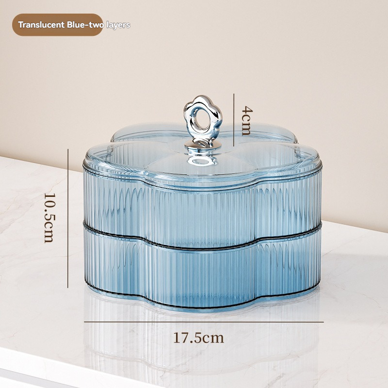 Stripe Flower-Shaped Candy Box