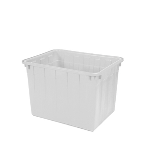 Plastic Storage Bin with Wheels for Industrial Use 
