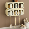 Innovative Wall-Mounted Seasoning Dispenser - Compact Kitchen Spice Holder