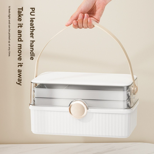 Large Capacity Dustproof Jewelry Storage Box with Lid