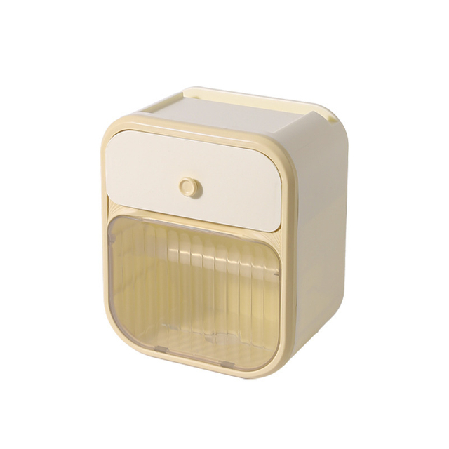 Bathroom Non-punch Waterproof Wall-mounted Tissue Box