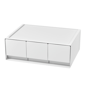 White Combination Desktop Storage Cabint